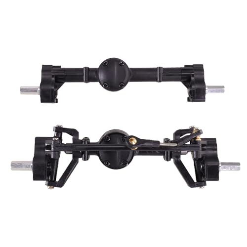 Oeudire C14 C24 C24-1 C34 C44 B14 B24 C64 C74 Portalachse vorne und hinten mit Metallantriebswelle 1/16 RC Auto Upgrade Teile Zubehör(for T50 T60 T70 T70P) von Oeudire