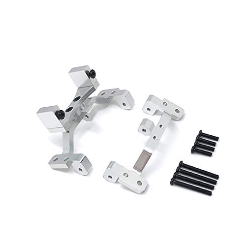 Oeudire C24 MN99S Metall Zugstange Montieren Sitz und Servo Halterung for MN D90 MN99S C14 C24 B14 B14 B24 RC Auto Upgrades Teile(for MN Silver) von Oeudire