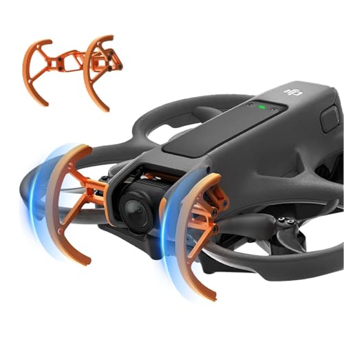 Oeudire Carbonfaser-Chassispanzerung for DJI Avata 2, Drohnenbodenschutz for DJI Avata 2-Zubehör, Landeplatz for DJI Avata 2 (Landegestell)(Bumper) von Oeudire