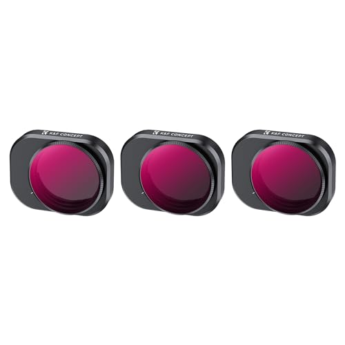 Oeudire Concept 6er-Pack ND-Kit, kompatibel mit 4 Pro, (ND4 ND8 ND16 ND32 ND64 ND1000), mehrfach beschichtetes optisches Neutraldichteglas(ND8+PL+ND16+PL+ND32+PL) von Oeudire