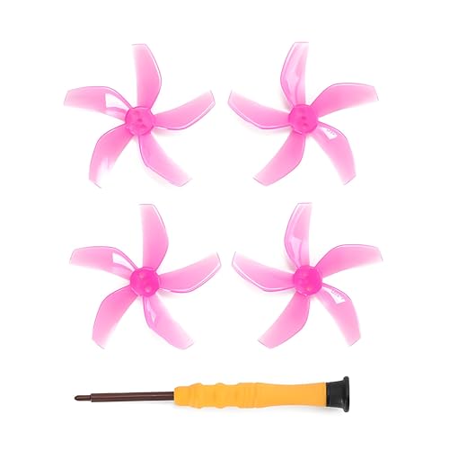 Oeudire Drohnenzubehör, fünf Blätter for Neo-Propeller, farbige Requisiten, Schnellverschluss for Requisiten, Paddel for Klinge, geräuscharme Propeller for Neo (Silber)(Svart) von Oeudire
