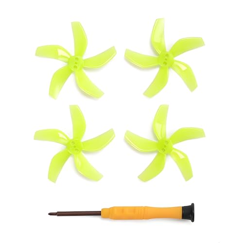 Oeudire Drohnenzubehör, fünf Blätter for Neo-Propeller, farbige Requisiten, Schnellverschluss for Requisiten, Paddel for Klinge, geräuscharme Propeller for Neo (Silber)(for 30degree-A) von Oeudire