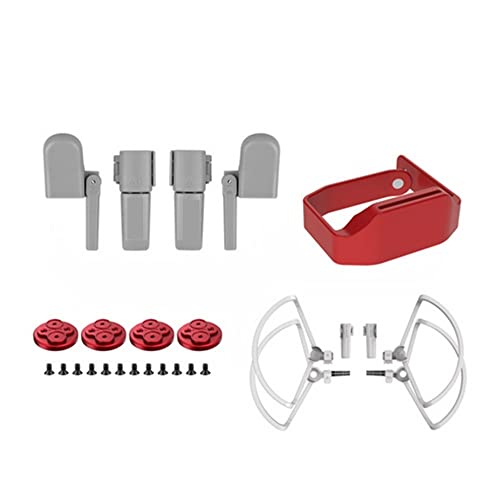 Oeudire Drohnenzubehör for Mavic 2, Propellerschutzabdeckung, Fahrwerksmotorabdeckung for 2, Gegenlichtblende, erhöhtes Stativzubehör (Farbe: A)(E) von Oeudire