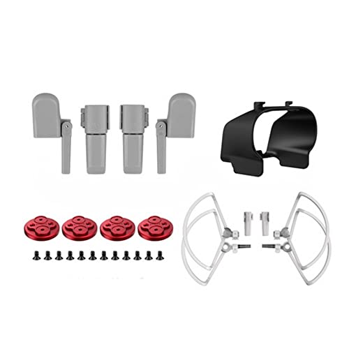 Oeudire Drohnenzubehör for Mavic 2, Propellerschutzabdeckung, Fahrwerksmotorabdeckung for 2, Gegenlichtblende, erhöhtes Stativzubehör (Farbe: A)(G) von Oeudire
