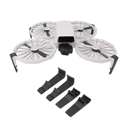 Oeudire Fahrwerk for Flip-Drohne, Lande-/Startschutz Ultraleichtes 7-g-Fahrwerk, erhöhte Beinfüße, Schnellverschluss, erweitertes Kit, Zubehör for Flip-Flugzeugkameradrohnen(Svart) von Oeudire