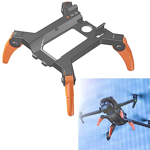 Oeudire Faltbares, verlängertes Fahrwerk, Fahrwerksbeine for die Mavic 3 Pro-Drohne (Grau + Gelb)(Grey+Yellow) von Oeudire