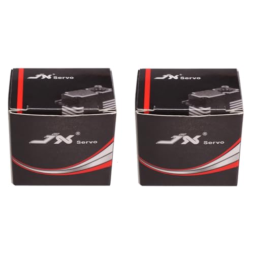 Oeudire JX PDI-2205MG 14210 14209 4,6 KG 22G Metall Getriebe Digital Servo 3 Drähte for Riaaria 1/12 14 RC Auto FY01 SB1508 Upgrate Teile(2 Pcs Servo) von Oeudire