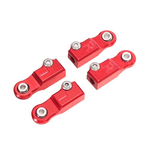 Oeudire M3 Loch Metall zugstange Ball Kopf geeignet for 1/10 10208 V2 V3 1/7 7303 Fernbedienung Auto Upgrade zubehör(2 Pairs R) von Oeudire