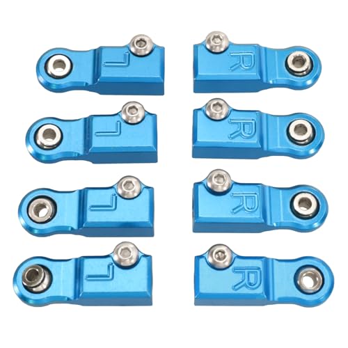 Oeudire M3 Loch Metall zugstange Ball Kopf geeignet for 1/10 10208 V2 V3 1/7 7303 Fernbedienung Auto Upgrade zubehör(4 Pairs B) von Oeudire