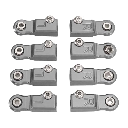 Oeudire M3 Loch Metall zugstange Ball Kopf geeignet for 1/10 10208 V2 V3 1/7 7303 Fernbedienung Auto Upgrade zubehör(4 Pairs T) von Oeudire