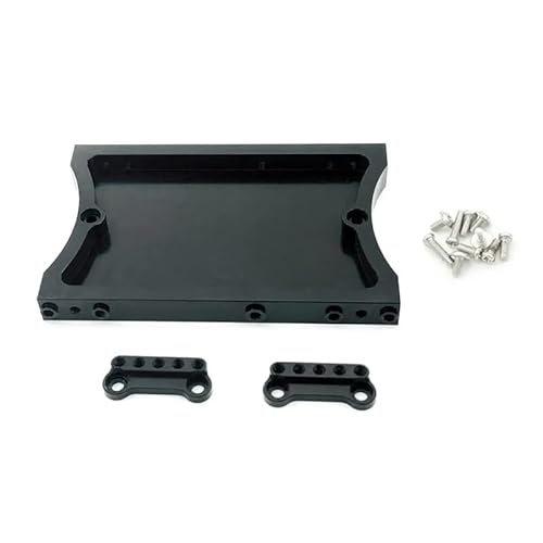 Oeudire Metall-Lenkservo vorne und hinten, Feste Montagehalterung for 1/16 und MN D90 D91 D96 D99 MN90 MN99S 1/12 RC-Auto(Black2) von Oeudire