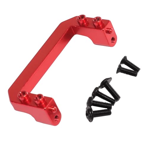 Oeudire Metall-Servo-Montagehalterung geeignet for 12428 12423 12427 12429 Fernbedienung Auto Upgrade Zubehör Teile(Rood) von Oeudire