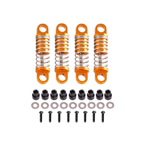 Oeudire Metall Upgrade Stoßdämpfer for 1/28 284131 K969 K979 K989 K999 P929 P939 RC Auto Teile(Golden) von Oeudire