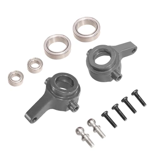 Oeudire Metall-Upgrade vorne und hinten Schwinge BaseC Lenkung Cup mit Lager for 1/18 184008 A959 A969 A979 184011 RC Autoteile(Steering Cup T) von Oeudire