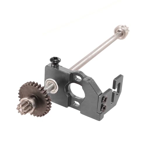 Oeudire Metallgetriebe-Mittelwelle und Motorsitz for 284131 284161 284010 K969 K989 K999 RC-Auto-Upgrade- und Modifikationszubehör(Titanium) von Oeudire