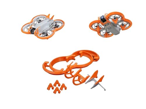 Oeudire Neo-Drohnenschutz-Zubehörset for Neo, Propellerschutz, Gimbal-Stoßstange, Heckflügel und Fahrwerk (Upgrade-Version) (Schwarz)(Svart) von Oeudire