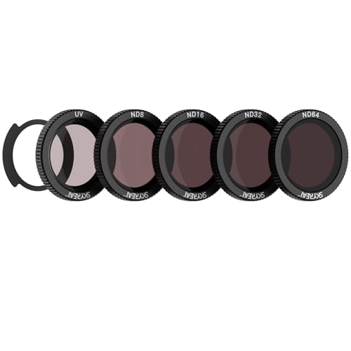 Oeudire Neo ND-Set, mehrfach beschichtetes magnetisches ND, kompatibel mit Neo-Drohnenzubehör – 5er-Pack (ND8, ND16, ND32, ND64) von Oeudire
