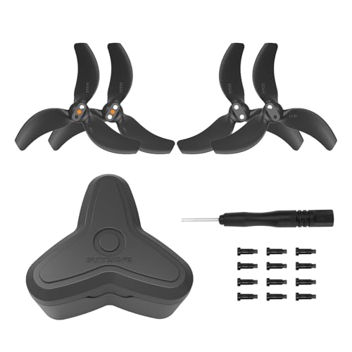Oeudire Propeller kompatibel mit DJI Avata 2, for Avata 2 Drohnenzubehör, inklusive Paddel-Aufbewahrungskoffer (2 Paar Propeller) von Oeudire