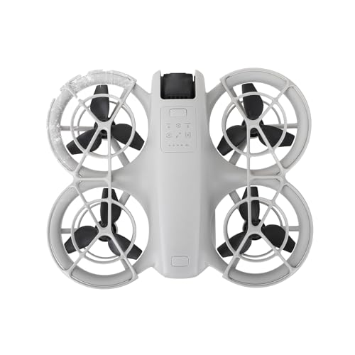 Oeudire Propellerschutz for NEO, Drohnen-Propeller-Stoßstangenabdeckung, kollisionssicherer, kratzfester Schutz (grau) von Oeudire