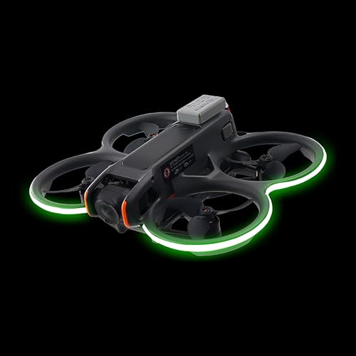 Oeudire RCGEEK LED-Lichtstreifen for DJI Avata 2 Zubehör, Antikollisionslicht Nachtflugstreifen Kompatibel mit Avata 2 (Grün)(Green) von Oeudire