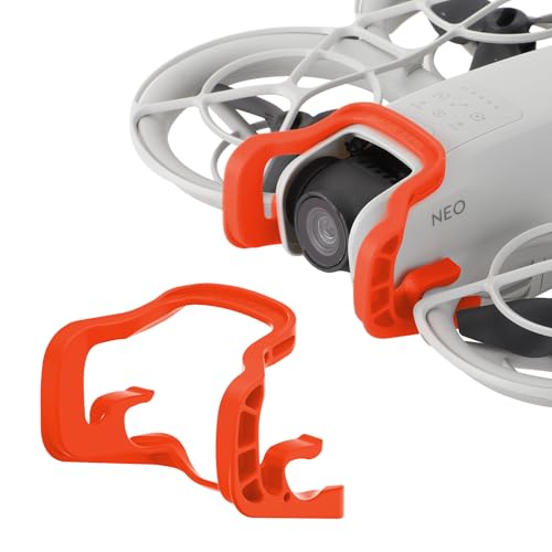Oeudire Schnellverschluss-Gimbal-Stoßfänger for NEO, Antikollisions-Vollschutz-Kameraobjektivschutz, kompatibel mit Neo-Zubehör (GRAU)(Rood) von Oeudire