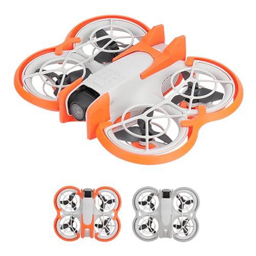 Oeudire Schutz for Neo, Antikollisions-Propeller-Stoßfänger, Schutzabdeckung, Ring-Aufprallschutz for Neo-Drohnenzubehör (Orange)(Szary) von Oeudire