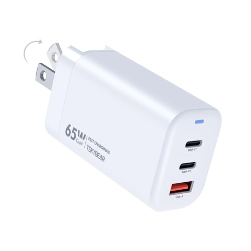 Oeudire Tragbarer 65-W-USB-C-GAN-Akku, 3-Port-Schnellladegerät, PD-Netzadapter, kompatibel mit Flip, Avata 2, NEO, Mavic 3-Serie, Air 3S, Air 3, 2, 3 Pro, 4 Pro, Air 2s, Goggles 2, Drohnenzubehör Oeudire Tragbarer 65-W-USB-C-GAN-Akku, 3-Port-Schnellladegerät, PD-Netzadapter, kompatibel mit Flip, Avata 2, NEO, Mavic 3-Serie, Air 3S, Air 3, 2, 3 Pro, 4 Pro, Air 2s, Goggles 2, Drohnenzubehör von Oeudire