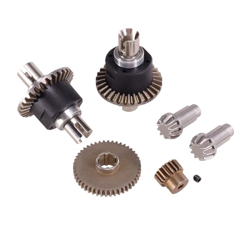 Oeudire Upgrade der Metalldifferentialbaugruppe Motor/Aktiv/Große Getriebeteile Zubehör for 1/16 16101 16102Pro 16103 Q130 RC-Auto von Oeudire