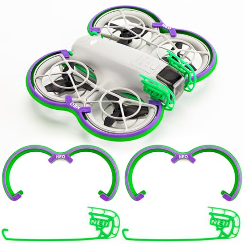 Oeudire Zubehör-Bundle-Kit for NEO, Prop-Stoßfänger-Antikollisionsabdeckung, kompatibel mit Neo-Propeller-Drohnenzubehör, Drohnen-Gimbal-Stoßfängerschutz(for 30degree) von Oeudire