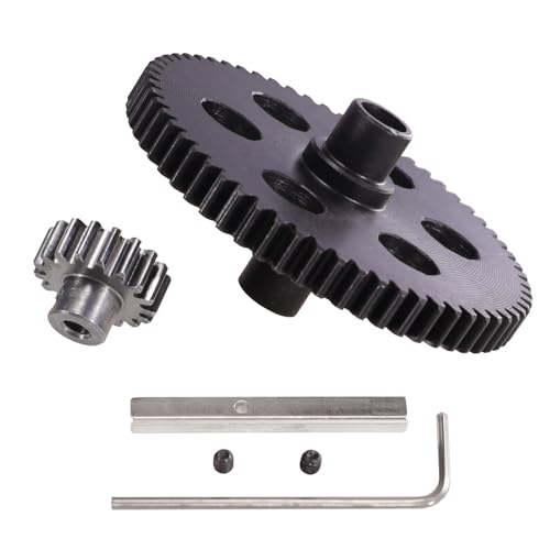 Oeudire for 1/12 124006 12423 12427 12428 12429 RC Auto Metall Upgrade Teile Zubehör Motor Getriebe Reduktion Getriebe(A Set) von Oeudire