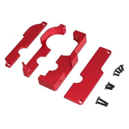 Oeudire for 1/14 144010-01-02 1/12 124017-16-18 124019 RC Auto Neues Zubehör 1262 Metall Verbessertes leicht zu zerlegendes Getriebe(Rood) von Oeudire