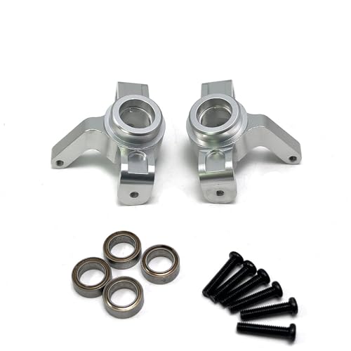 Oeudire for 1/16 16207 16208 16209 16210 H6V3 M162 M163RC Auto Metall Upgrade Zubehör Lenkung Tasse(Silver with Bearings) von Oeudire