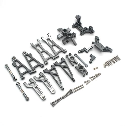 Oeudire for 16208/9/10 H16V3 16BM 1/16 Rc-Auto, Metallteile, Zubehör, Lenkbecher, F/RU/L-Arm, Hinterradsitz usw.(Titanium) von Oeudire