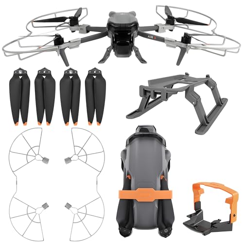 Oeudire for Air 3S-Drohne – 4-teiliges Zubehörset mit Propellerschutz, geräuscharmen Fahrwerksblättern for Air 3/Air 3S-Drohnen-Zubehörpakete Oeudire for Air 3S-Drohne – 4-teiliges Zubehörset mit Propellerschutz, geräuscharmen Fahrwerksblättern for Air 3/Air 3S-Drohnen-Zubehörpakete von Oeudire