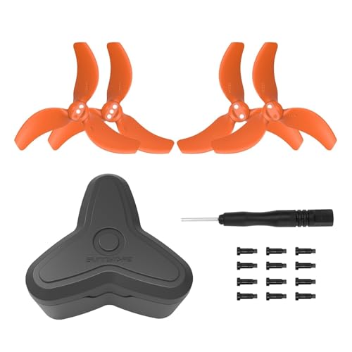 Oeudire for DJI Avata 2-Propeller, 2 Paar Drohnenpropeller, Bunte Propeller, kompatibel mit DJI Avata 2, mit Propeller-Aufbewahrungskoffer Oeudire for DJI Avata 2-Propeller, 2 Paar Drohnenpropeller, Bunte Propeller, kompatibel mit DJI Avata 2, mit Propeller-Aufbewahrungskoffer von Oeudire
