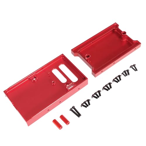 Oeudire for MN Modell 1/12 Neue MN98 MN99s Fernbedienung Auto Metall änderung Upgrade Teile, Bord Befestigung Sitz, hinten Tailboard(Rood) von Oeudire