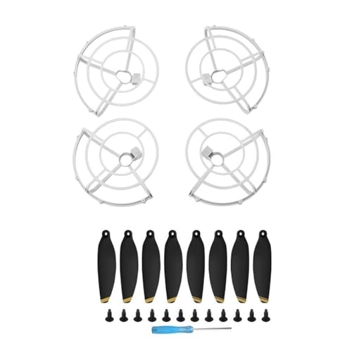 Oeudire for Mavic Mini 2 – Vollständiger Propellerschutz mit 360°-Absturzschutz (4726-Blatt-Propeller)(2 in 1 Golden) von Oeudire