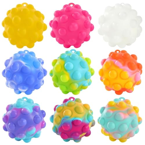 Pop-Zappelspielzeug, Its-Ball-Spielzeug, 4 Stück, 3D-Stressbälle, It-Pop-Zappelpaket, Partygeschenke for Kinder, Spielzeug, Autismus, sensorisches Spielzeug, Quetschspielzeug, Kleinkindspielzeug for J Pop-Zappelspielzeug, Its-Ball-Spielzeug, 4 Stück, 3D-Stressbälle, It-Pop-Zappelpaket, Partygeschenke for Kinder, Spielzeug, Autismus, sensorisches Spielzeug, Quetschspielzeug, Kleinkindspielzeug for J von Oeudire