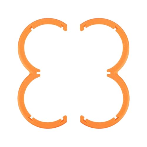 Propellerblätter Antikollisions-Stoßfängerring, Propellerblatt-Schutzabdeckung kompatibel mit NEO-Drohnenzubehör, Kratzfeste Absorptions-Stoßfängerstreifen (schwarz)(for T50 T25 orange) von Oeudire