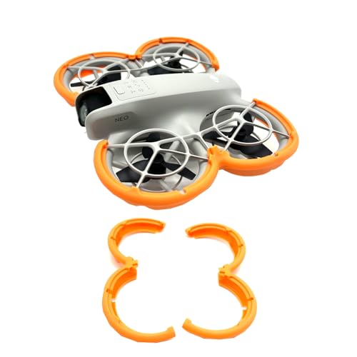Propellerschutzkäfig for Neo, Antikollisionsring, Kollisionsstoßstange, Propellerblätter, Schutzabdeckung, Neo-Kamera, Drohnenzubehör (Orange)(for T50 T25 orange) von Oeudire