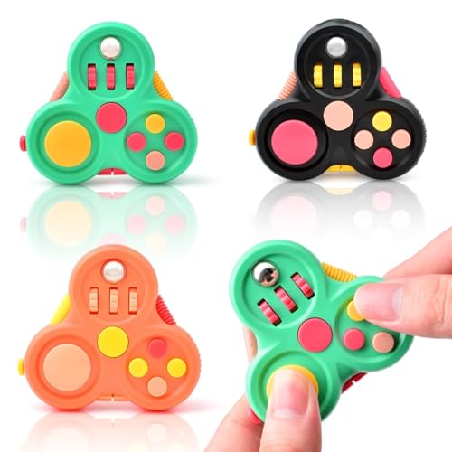 Zappelspielzeug for Erwachsene, 1 Stück, Zappelpad, Osterkorbfüller for Jungen und Mädchen, sensorisches Spielzeug, Stressabbau-Würfel-Clicker-Controller, Zappelspinner for ADHS-Autismus, for Büro-Sch Zappelspielzeug for Erwachsene, 1 Stück, Zappelpad, Osterkorbfüller for Jungen und Mädchen, sensorisches Spielzeug, Stressabbau-Würfel-Clicker-Controller, Zappelspinner for ADHS-Autismus, for Büro-Sch von Oeudire