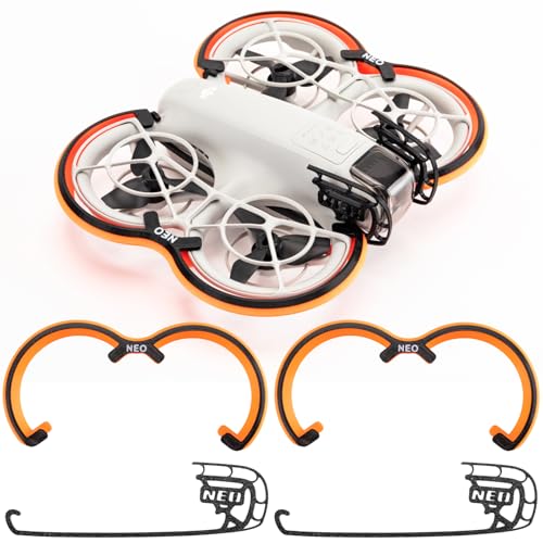Zubehör-Bundle-Kit for NEO, Prop-Stoßfänger-Antikollisionsabdeckung, kompatibel mit Neo-Propeller-Drohnenzubehör, Drohnen-Gimbal-Stoßfängerschutz(for T50 T25 orange) von Oeudire