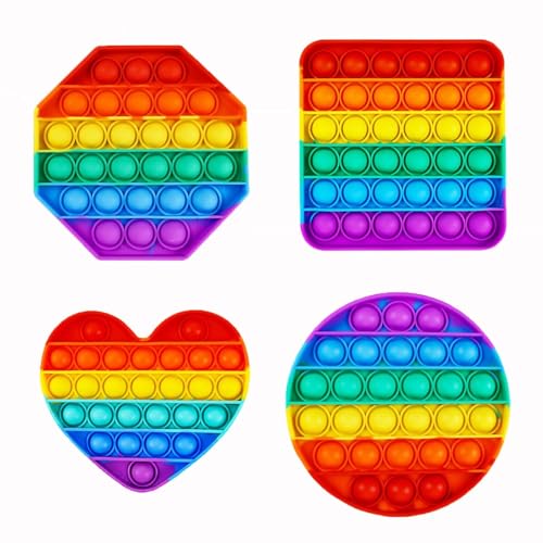 Zufälliges 4-teiliges Zappelspielzeug-Set, Push-Pop-Zappelspielzeug-Set, Stressabbau-Geschenke for Kinder und Erwachsene, Pop-Bulk- und Party-Geschenke, Kleinkindspielzeug for Ostergeschenke, Partyzub Zufälliges 4-teiliges Zappelspielzeug-Set, Push-Pop-Zappelspielzeug-Set, Stressabbau-Geschenke for Kinder und Erwachsene, Pop-Bulk- und Party-Geschenke, Kleinkindspielzeug for Ostergeschenke, Partyzub von Oeudire