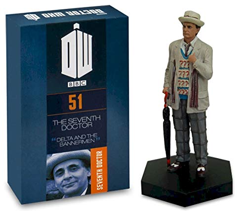 Official Licensed Merchandise Doctor Who Figur Collection siebter Doctor WHo Sylvester McCoy handbemalt im Maßstab 1:21 Sammlerbox Modellfigur #51 von Official Licensed Merchandise