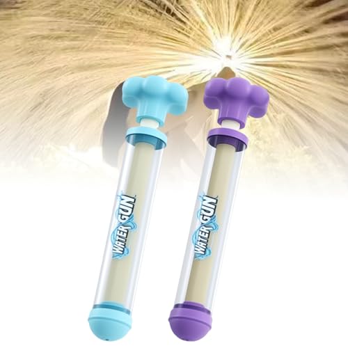 Firework Water Gun, Romantic Firework Style Water Spray Toy for Couples, High Pressure Pull-Out Sprinkler Spray Toys for Parties, Concerts, Water Festivals, Pool Parties (2PCS-A) von Oforest