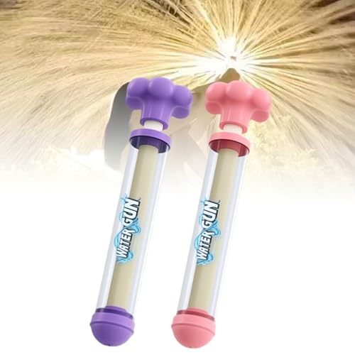 Firework Water Gun, Romantic Firework Style Water Spray Toy for Couples, High Pressure Pull-Out Sprinkler Spray Toys for Parties, Concerts, Water Festivals, Pool Parties (2PCS-D) von Oforest