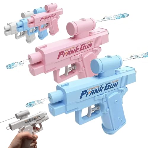Prank Water Gun, Quirky Water Gun, Reverse Water Guns, A Unique Double-Sided Water Spray Guns, Giving It to a Friend with an Unexpected Twist! (Blue+Pink) von Oforest