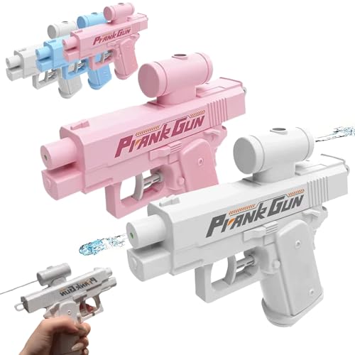 Prank Water Gun, Quirky Water Gun, Reverse Water Guns, A Unique Double-Sided Water Spray Guns, Giving It to a Friend with an Unexpected Twist! (Gray+Pink) von Oforest