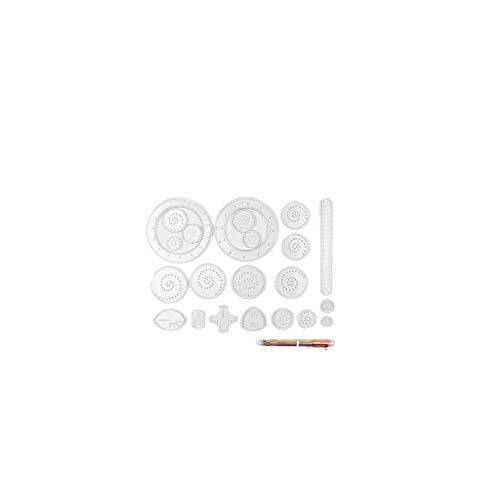Ogquaton Child Intelligence Development Magic Drawing Lineal und Kinder Creative Draw Spiral Design Lineale Englisch Version 1 Set Langlebig und nützlich Ogquaton Child Intelligence Development Magic Drawing Lineal und Kinder Creative Draw Spiral Design Lineale Englisch Version 1 Set Langlebig und nützlich von Ogquaton