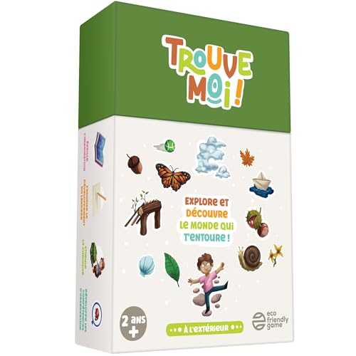 Finde mich. Das Lern- und Spielkartenspiel, von den Eltern genehmigt, für Kinder von 2 bis 6 Jahren – Lernspiel, Gesellschaftsspiel für Kinder, Montessori-Spiel, Geschenk für Kinder – draußen Finde mich. Das Lern- und Spielkartenspiel, von den Eltern genehmigt, für Kinder von 2 bis 6 Jahren – Lernspiel, Gesellschaftsspiel für Kinder, Montessori-Spiel, Geschenk für Kinder – draußen von Oh Happy Games